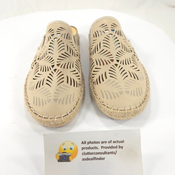 Olukai Kaula Mesh Casual Slip on Flat Shoe Womens Size 7 20450-2020 Tan - Picture 2 of 9